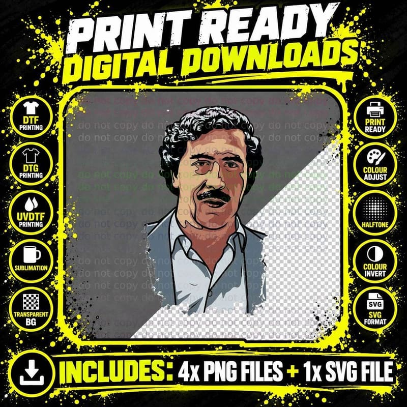 The King Drug T-Shirt Png SVG Digital Bundle