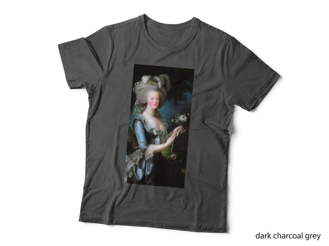Water Color, Face, Marie, Antoinette T-Shirt