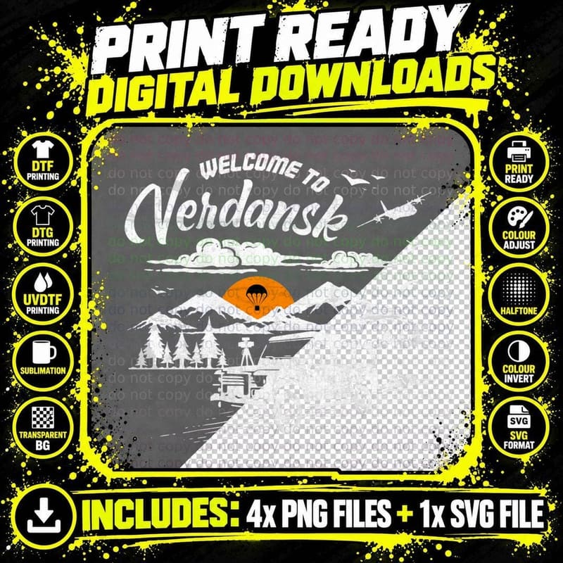 Welcome to Verdansk T-Shirt Png SVG Digital Bundle