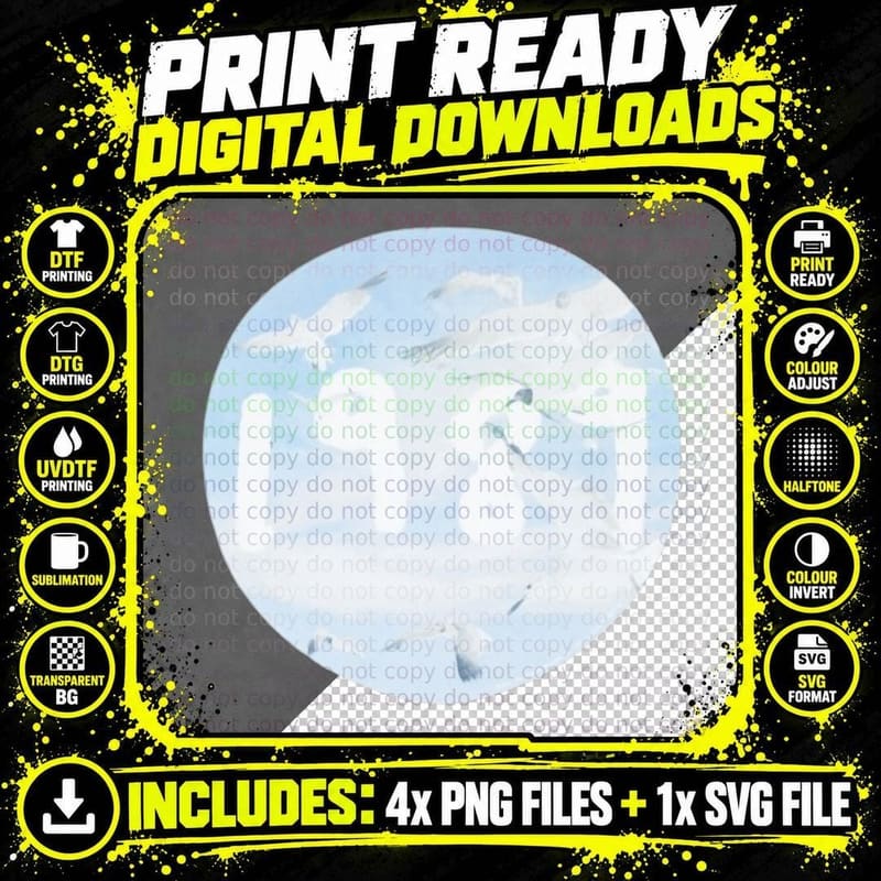 1989 Seagull Design T-Shirt Png SVG Digital Bundle