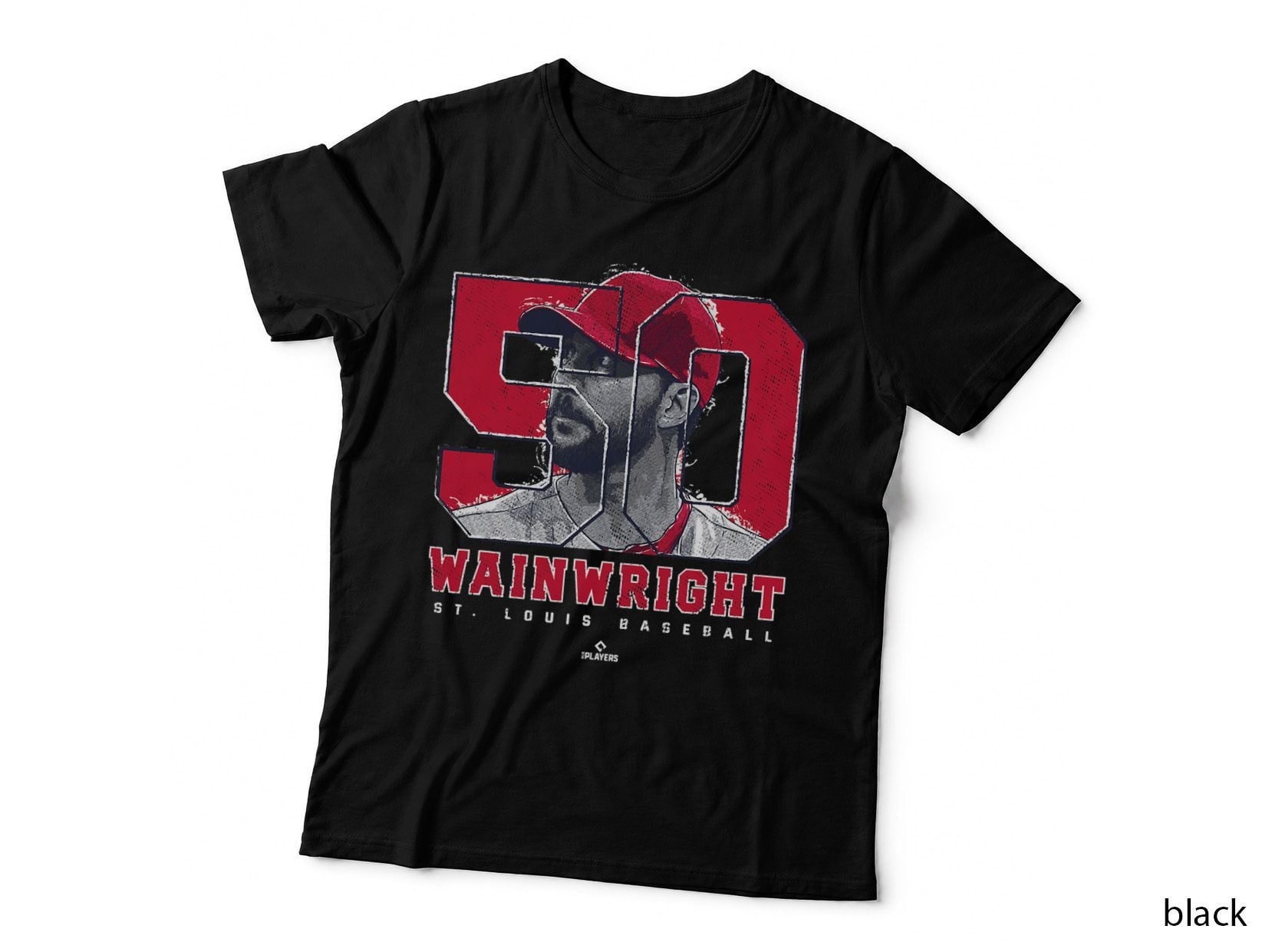 Adam Wainwright Silhouette Waino St Louis MLBPA T-Shirt