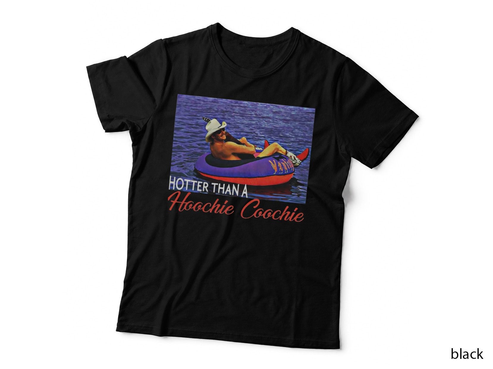 Alan Jackson Hotter Than a Hoochie Coochie Chattahoochee T-Shirt