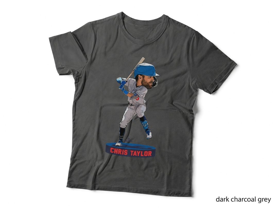 Bobblehead Chris Taylor Los Angeles MLBPA T-Shirt