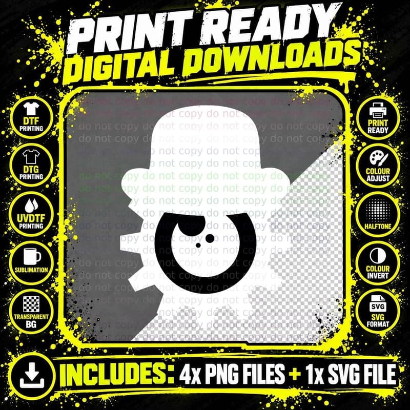 Clockwork Orange Inspired T-Shirt Png SVG Digital Bundle