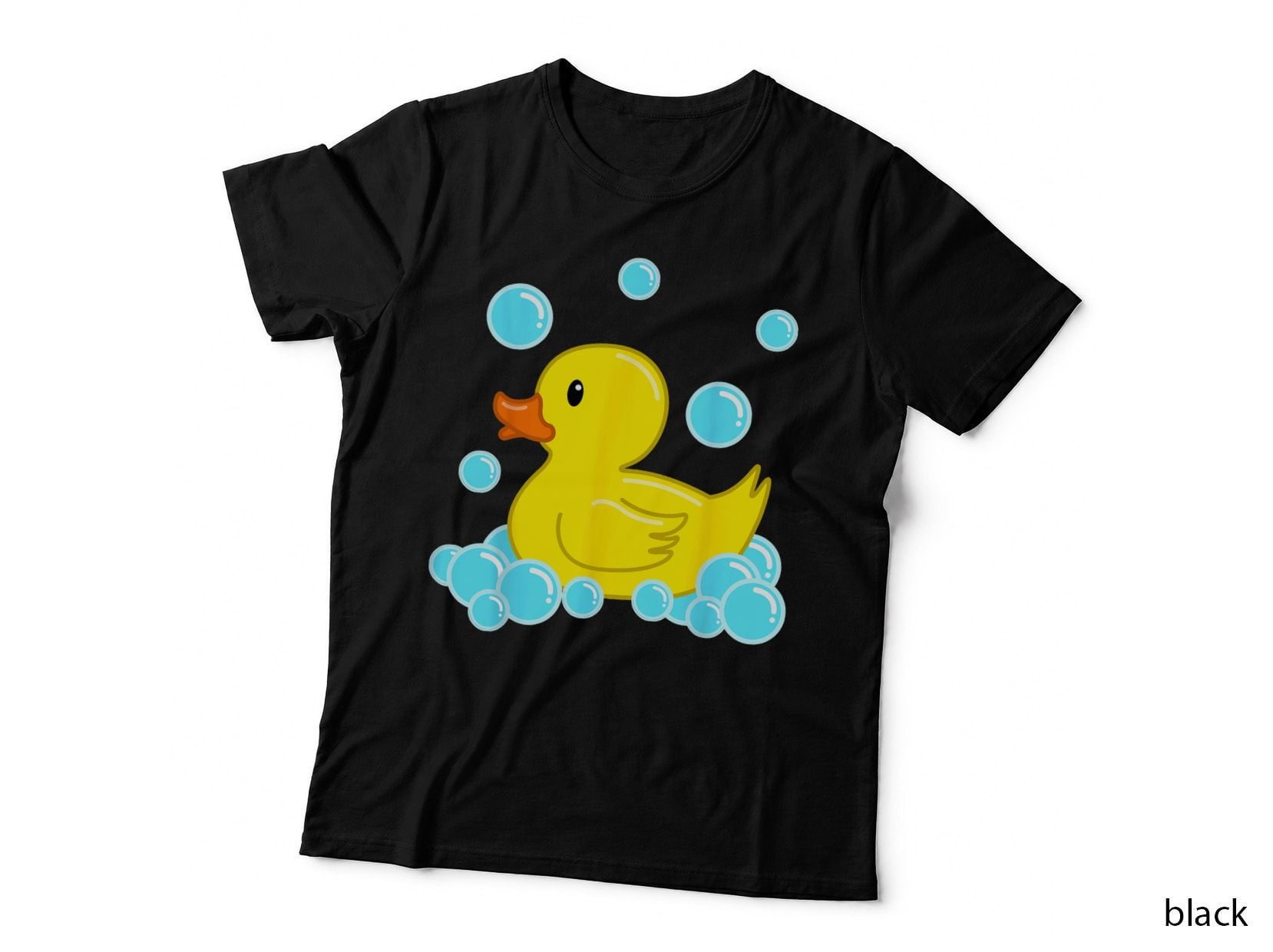 Cute Yellow Duck Duckie Bath Toys Rubber Ducky T-Shirt