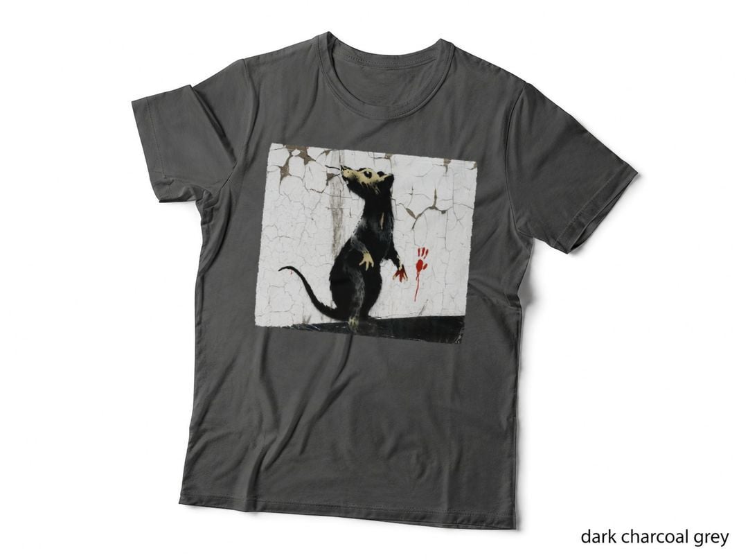 Fitzrovia Rat by Banksy T-Shirt