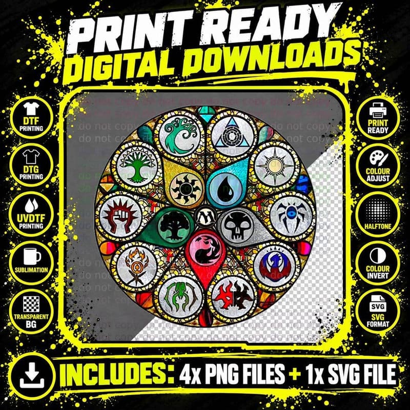 Gathering Magic Guild for Magic Lover T-Shirt Png SVG Digital Bundle