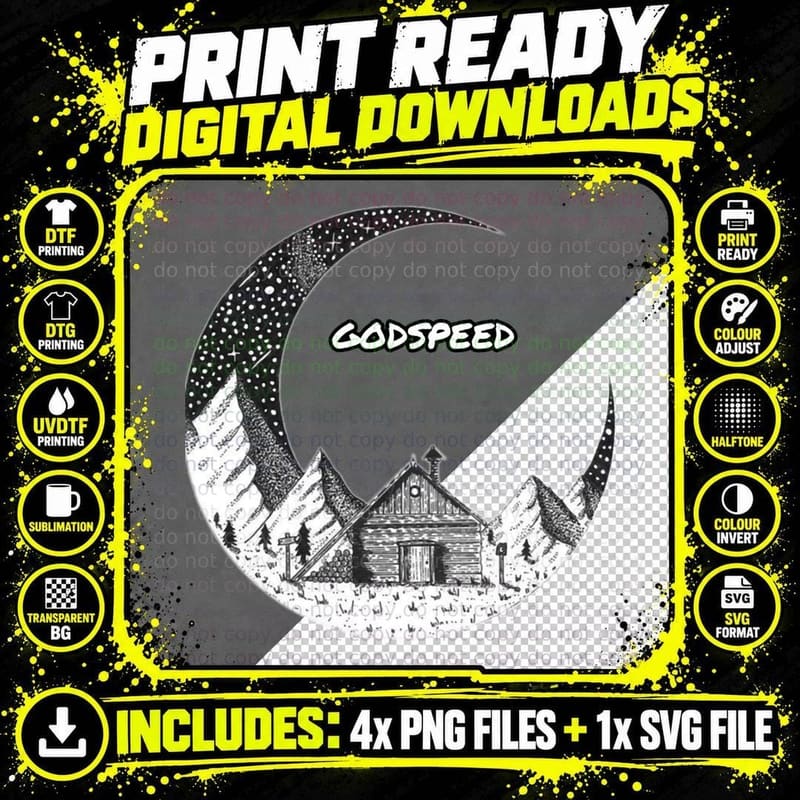 Godspeed Zach Bryan T-Shirt Png SVG Digital Bundle