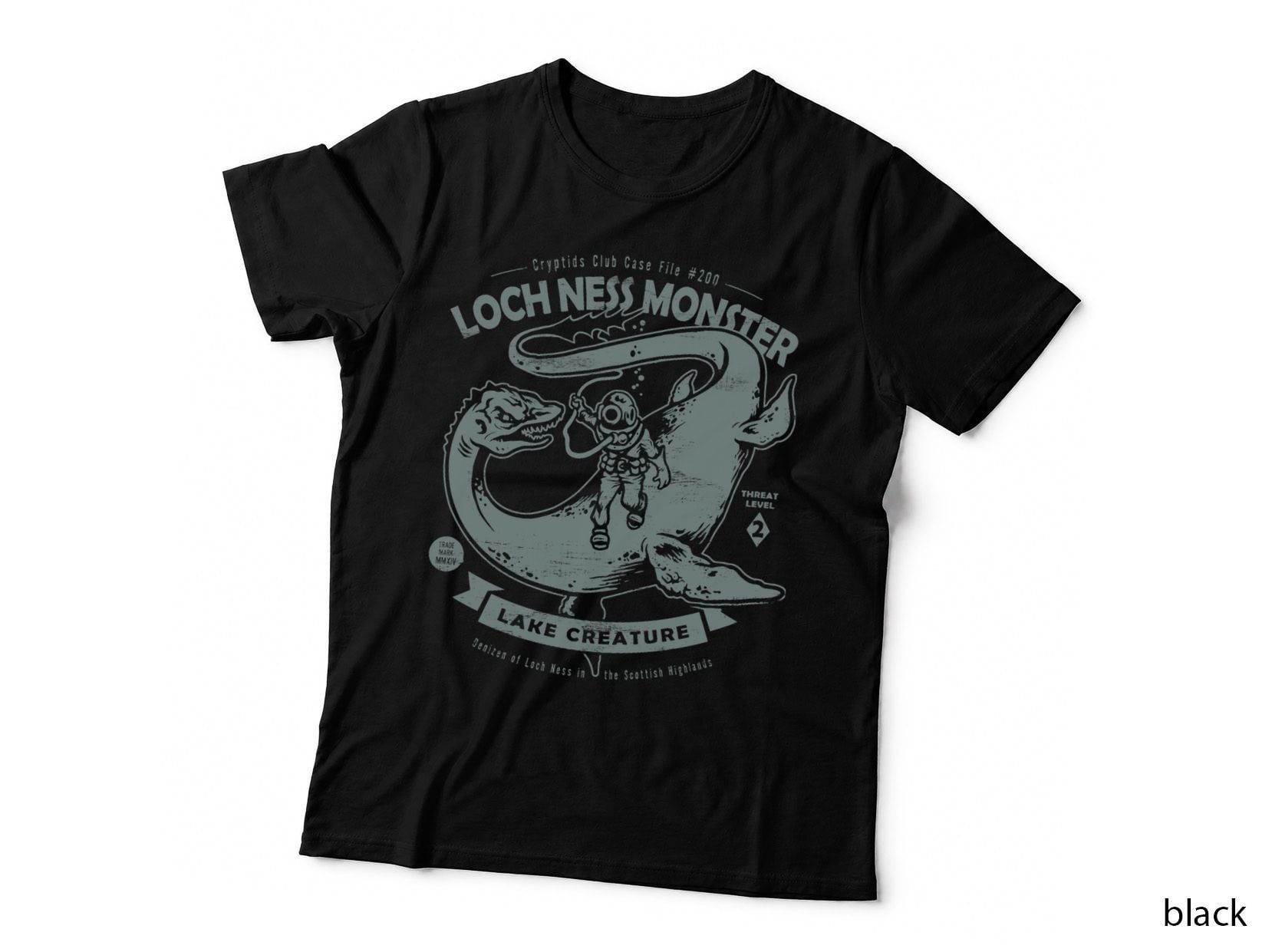 Lochness Monster - Cryptids Club Case File 200 T-Shirt