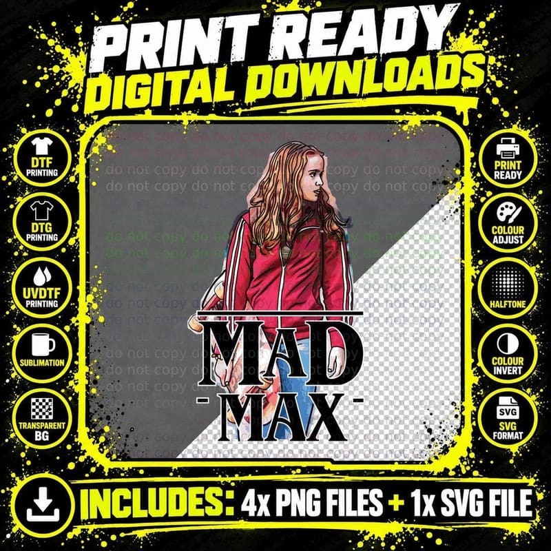 Mad Max, Exclusive Fashion T-Shirt Png SVG Digital Bundle