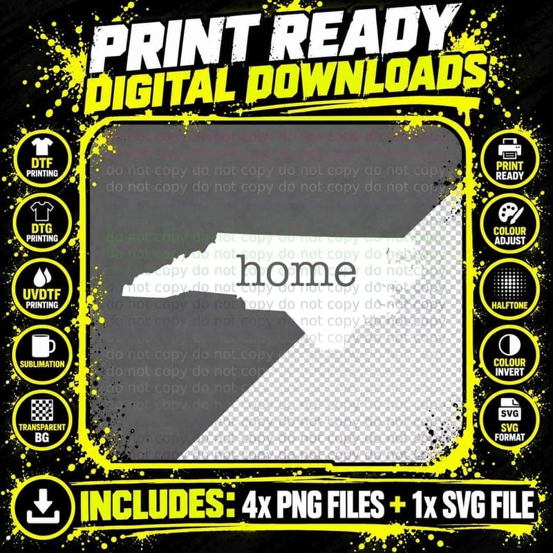 North Carolina Home Shirt - North Carolia Home T-Shirt Png SVG Digital Bundle