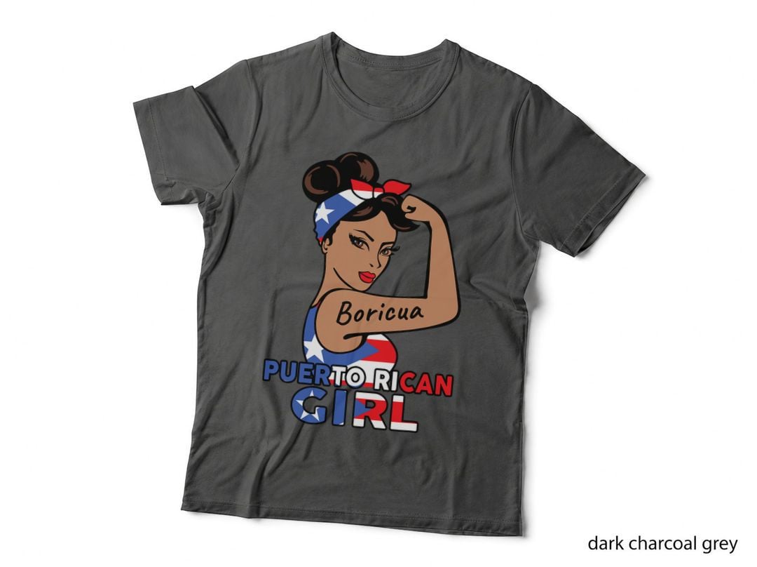 Puerto Rican Girl Boricua Puerto Rico Flag Shirt Women T-Shirt