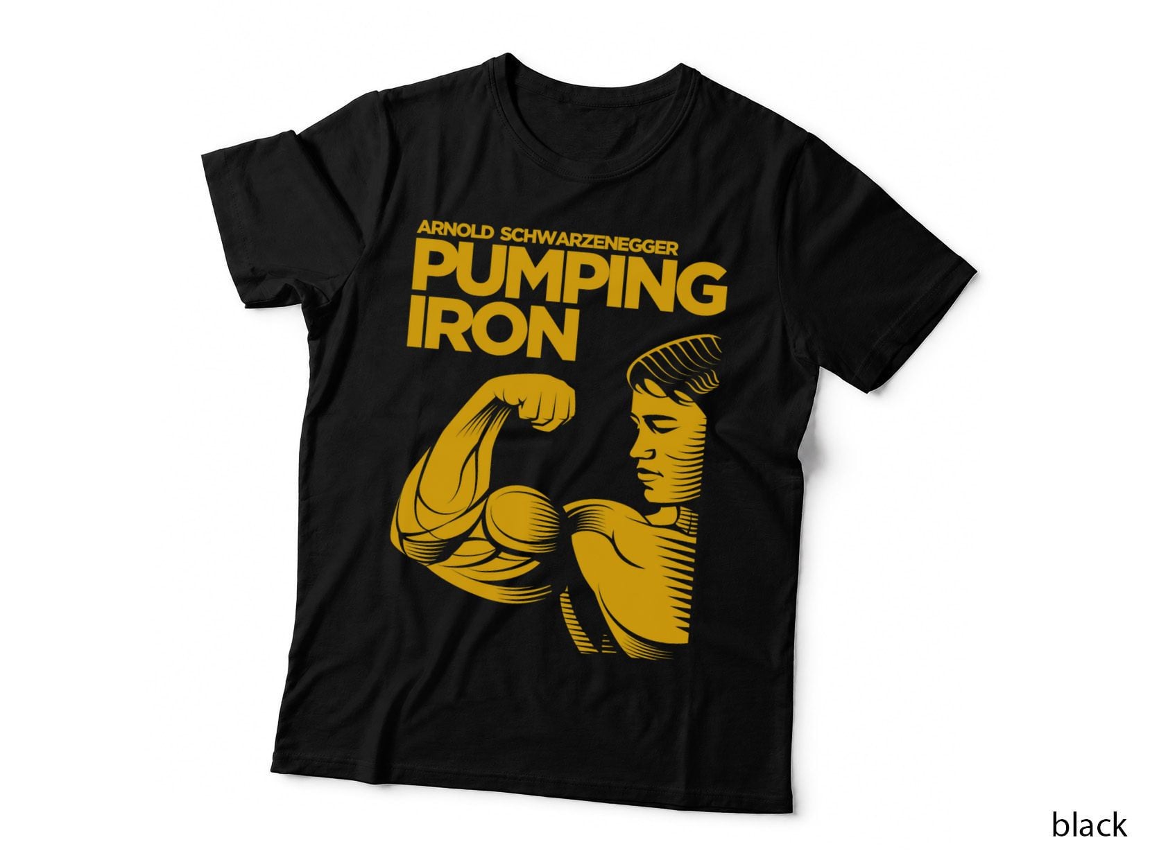 Arnold Schwarzenegger Pumping Iron Bodybuilding T-Shirt