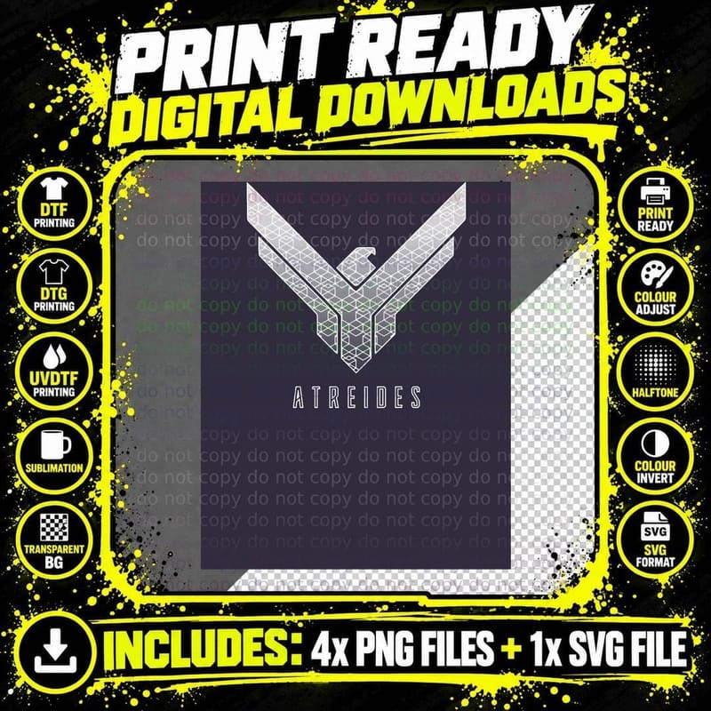 Atreides (Gradient) Essential T-Shirt Png SVG Digital Bundle