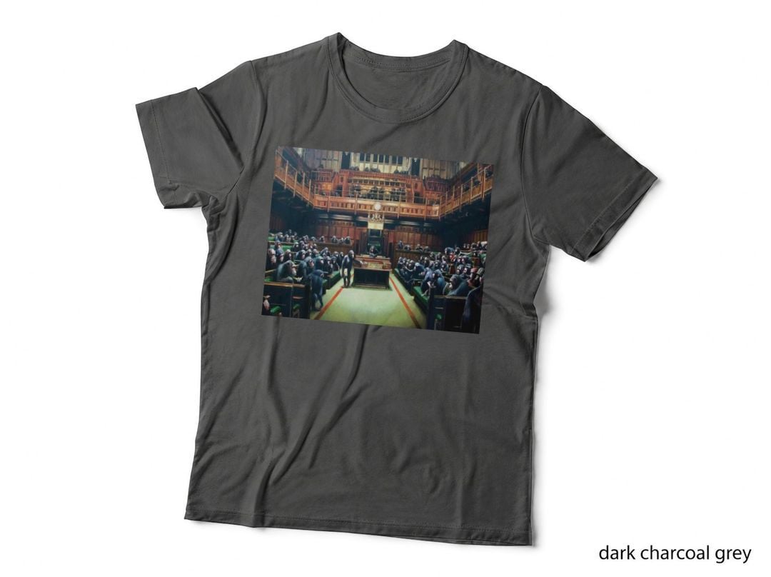Banksy Monkey Parliament. 1 T-Shirt