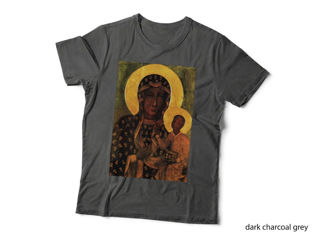 Black Madonna of Czestochowa Poland, Our Lady of Czestochowa T-Shirt