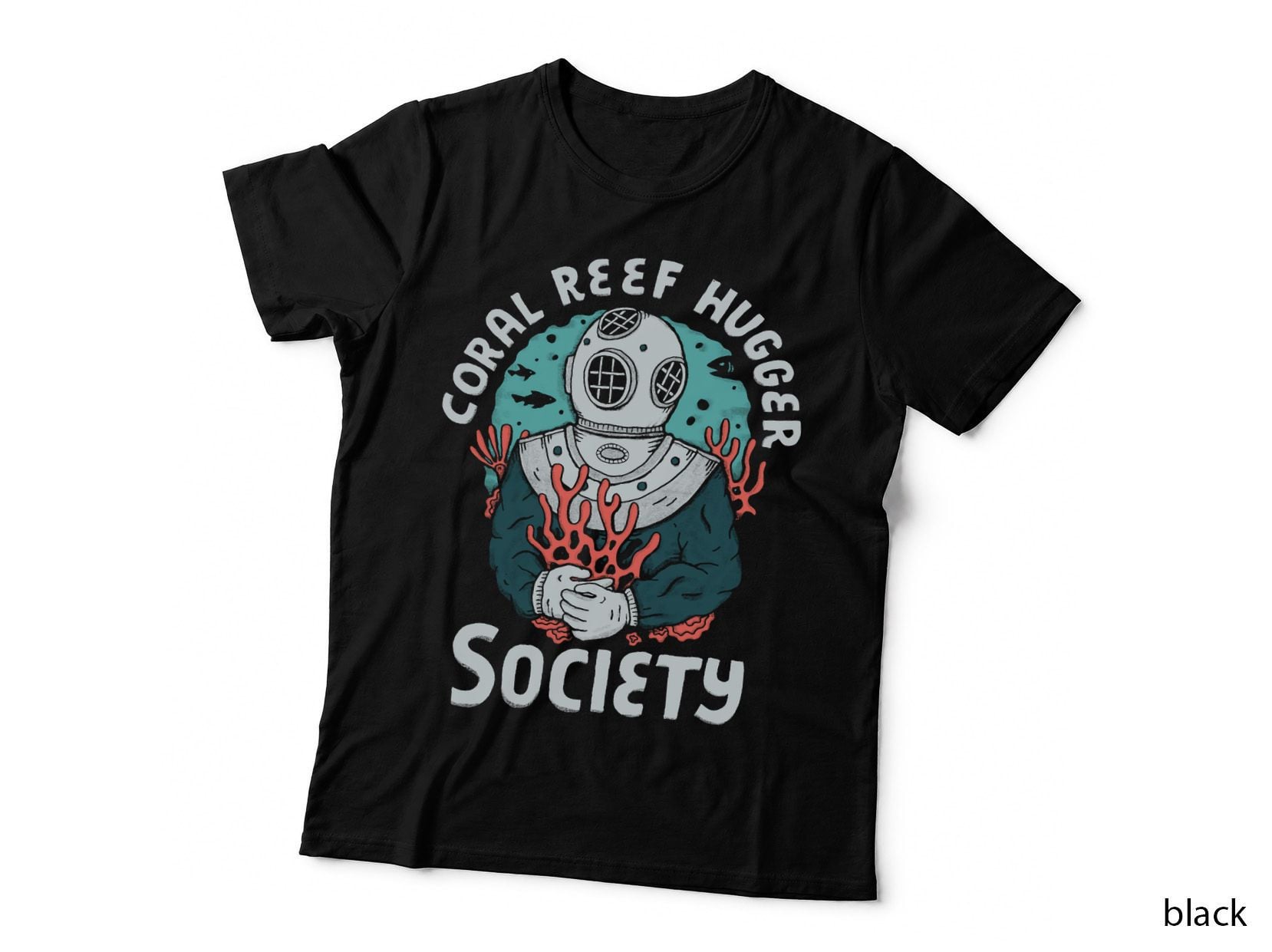 Coral Reef Hugger Society T-Shirt