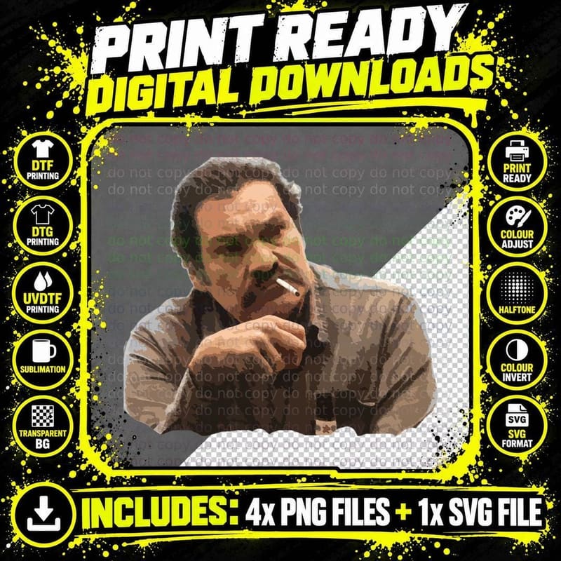 Don Neto - Narcos Mexico (Season 4) 1 T-Shirt Png SVG Digital Bundle