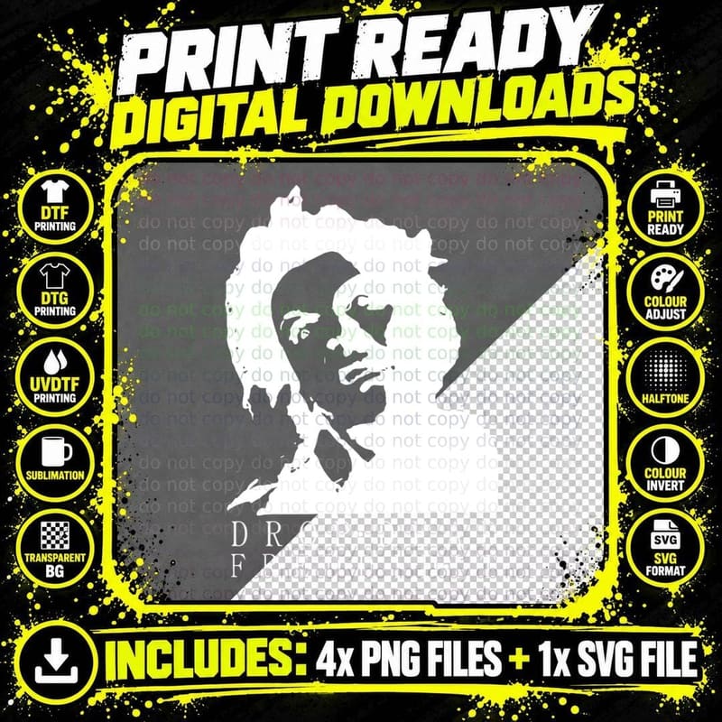 Drop Dead Fred Baby One-Piece T-Shirt Png SVG Digital Bundle