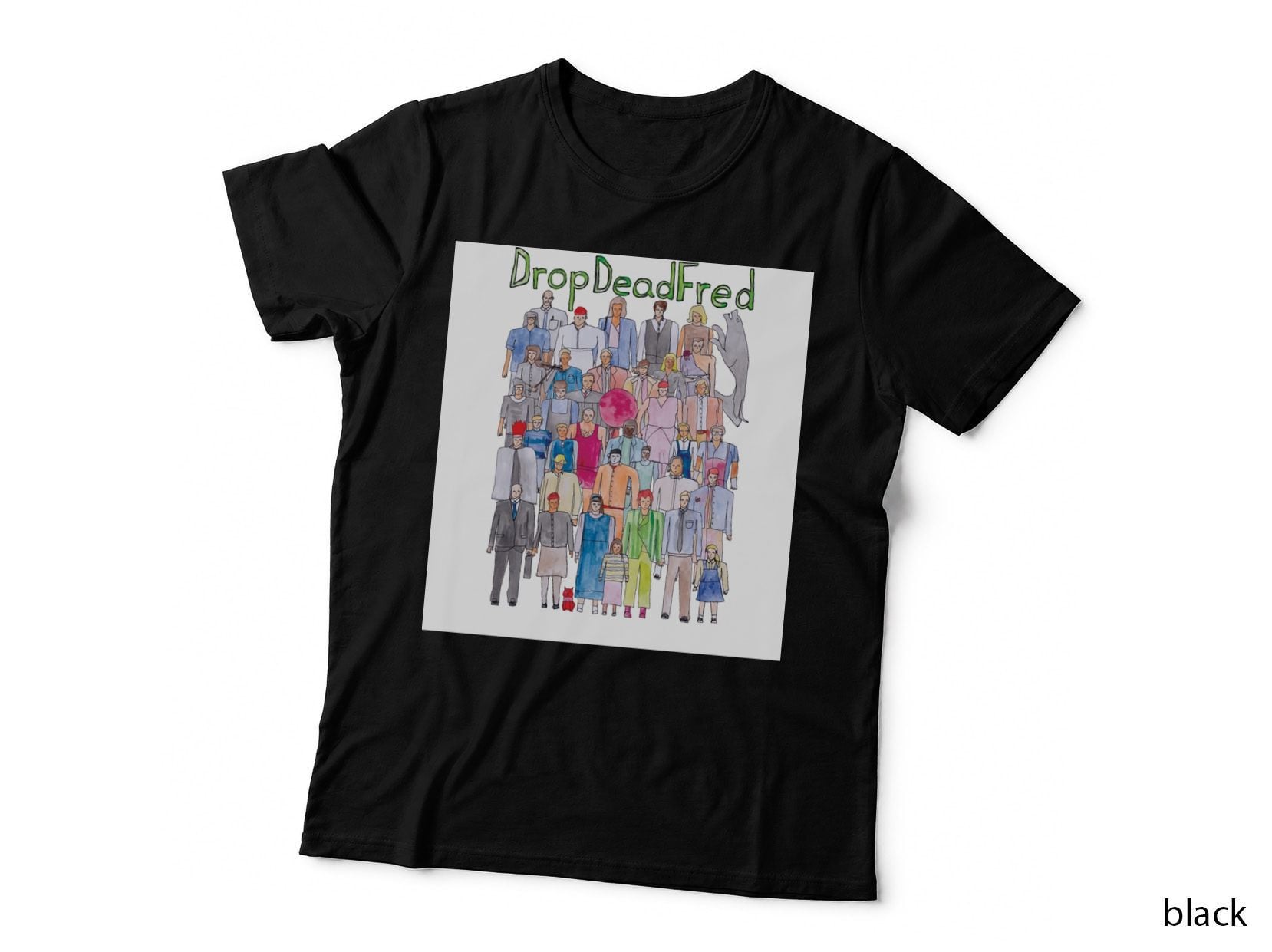 Drop Dead Fred Team Illustration Graphic T-Shirt