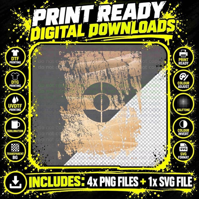 Dune Fremen Symbol T-Shirt Png SVG Digital Bundle