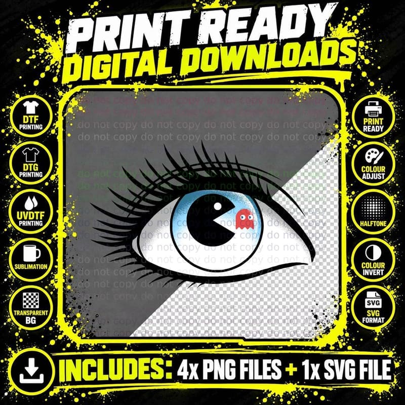 Eye See Dead People T-Shirt Png SVG Digital Bundle