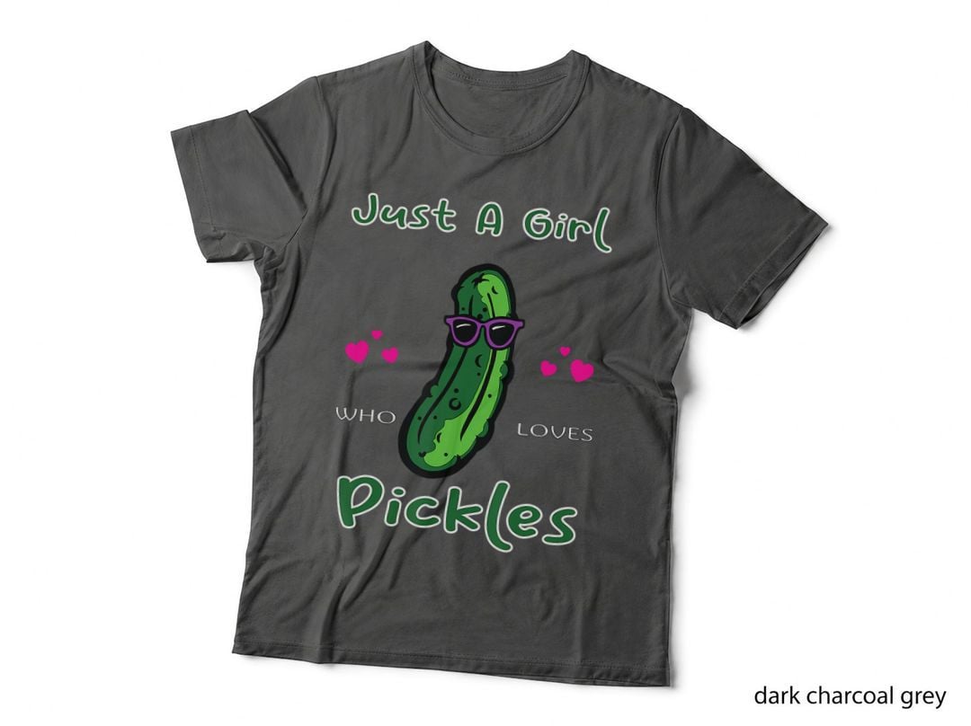 Just a Girl Who Loves Pickles Cute Pickle Food Party9 T-Shirt