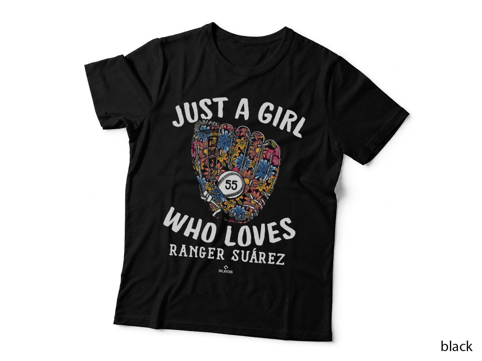 Just a Girl Who Loves Ranger Suarez Philadelphia MLBPA T-Shirt