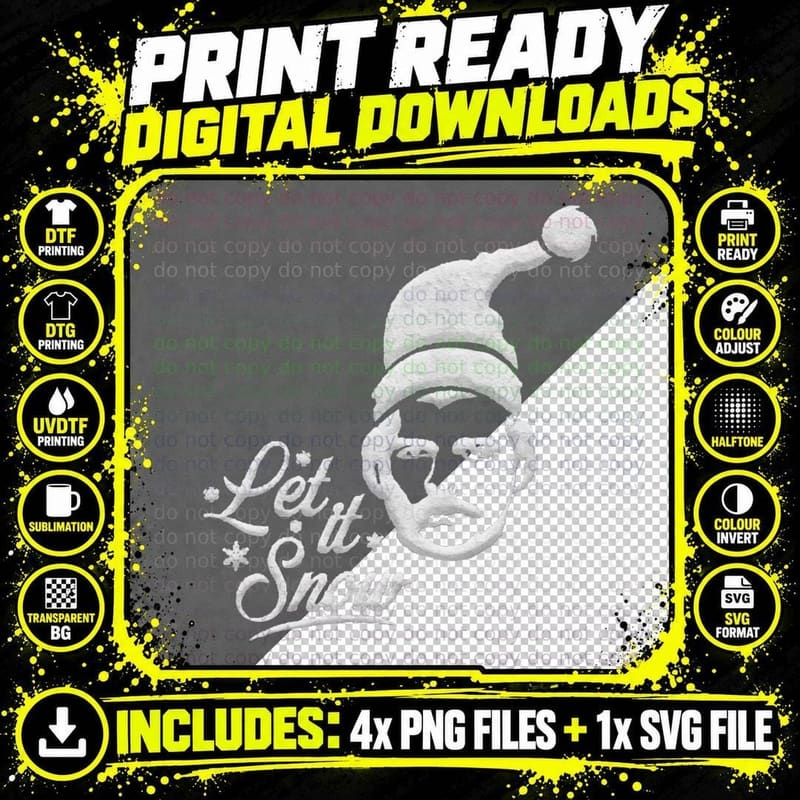 Let It Snow - Pablo Escobar Essential T-Shirt Png SVG Digital Bundle