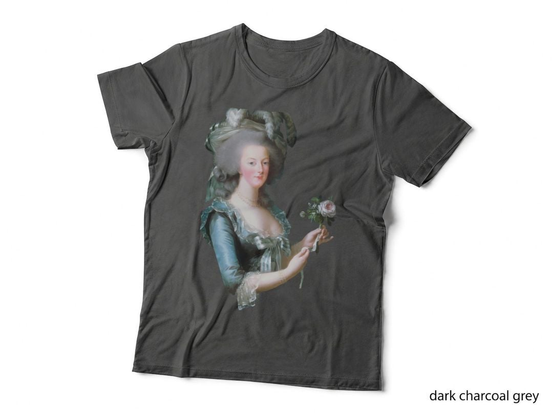 Marie Antoinette with a Rose T-Shirt