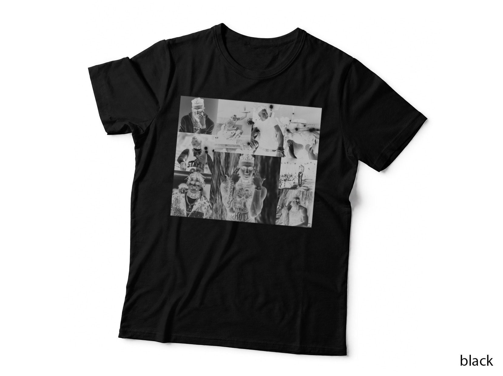 NLE Choppa B& W Collage T-Shirt