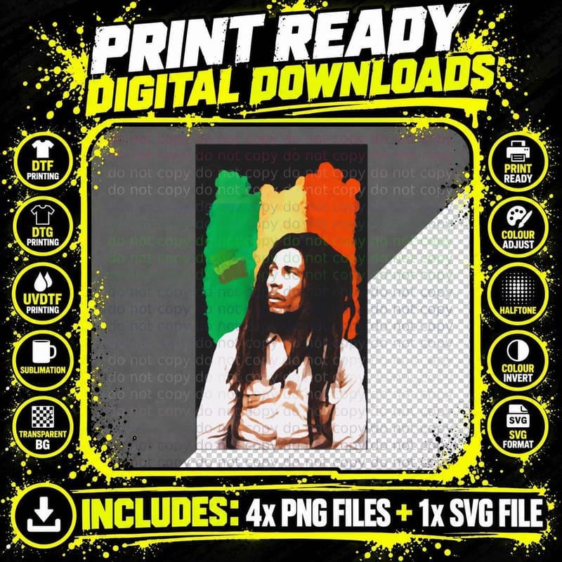ONE LOVE Long T-Shirt Png SVG Digital Bundle