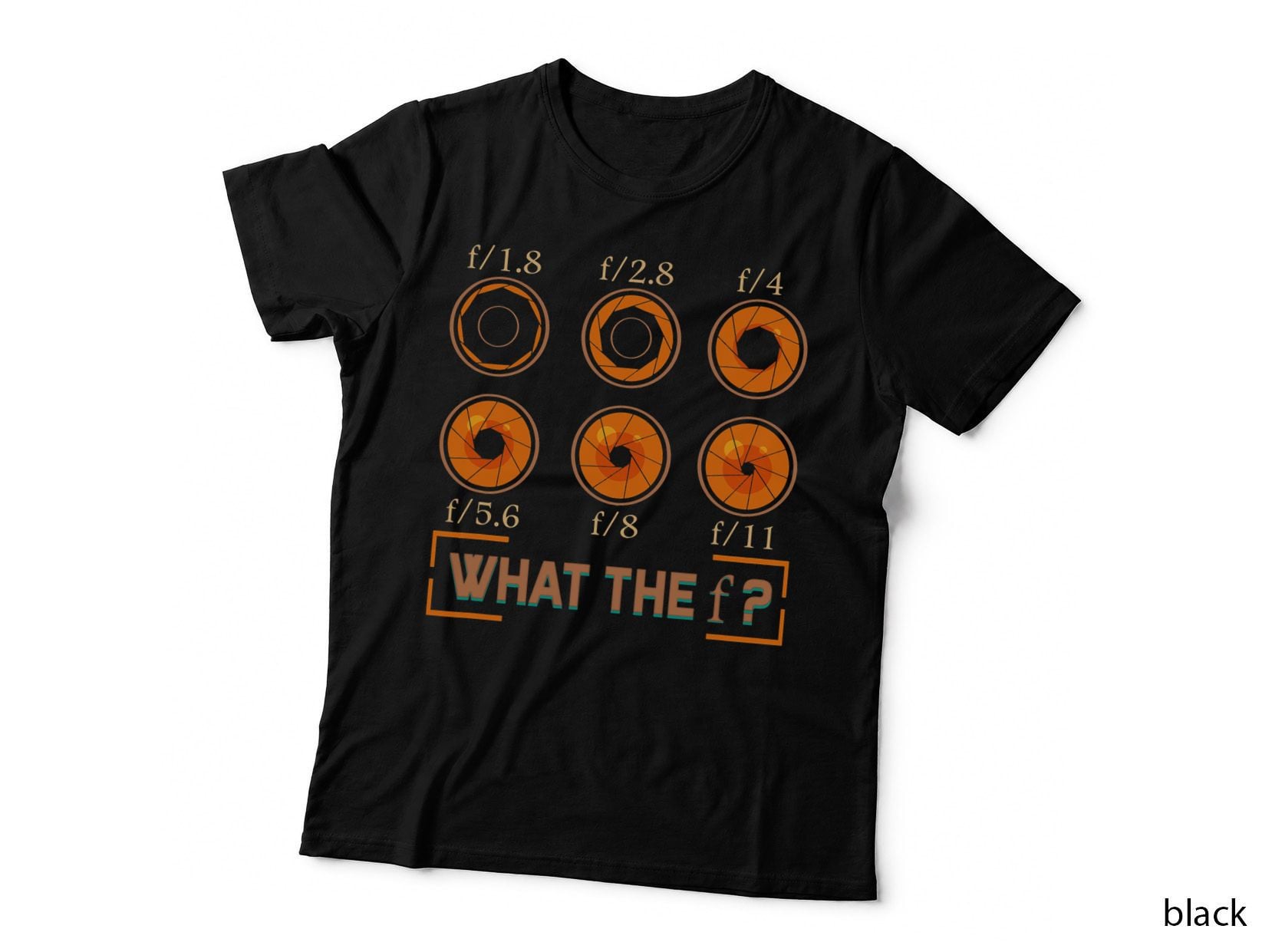 Photographer Gift for Photography Lover Aperture Camera Lens T-Shirt