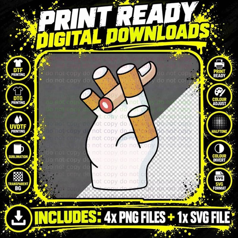 Revenge of the Smoke T-Shirt Png SVG Digital Bundle