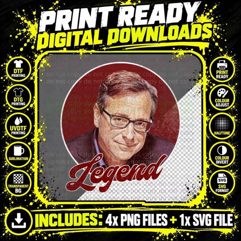 Saget - Legend Perfect Gift for Fan T-Shirt Png SVG Digital Bundle
