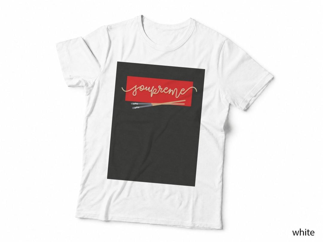 Soupreme the Perfect Fusion of Art, Ramen, and Fashion with Chopsticks T-Shirt