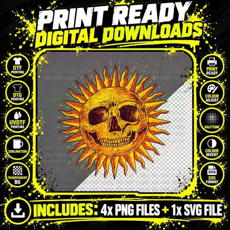 Sun of the Summerween T-Shirt Png SVG Digital Bundle