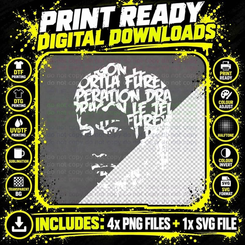 The Big Boss, Bruce Lee Tribute T-Shirt Png SVG Digital Bundle