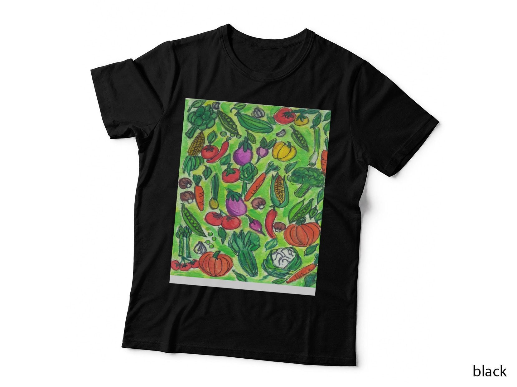 Vegetable Paradise Scoop T-Shirt