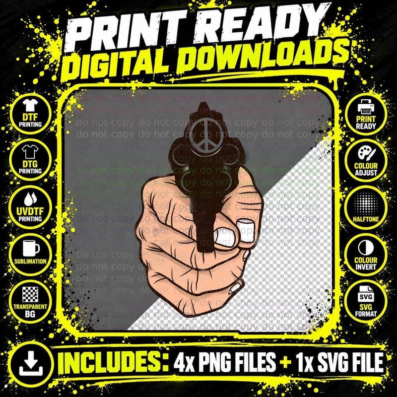 War Is Peace T-Shirt Png SVG Digital Bundle