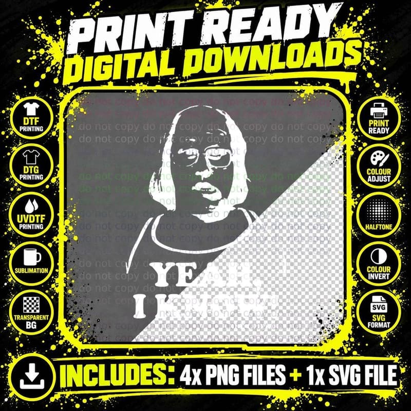 Yeah I Know Andy Pipkin Little Britain T Essential Png SVG Digital Bundle