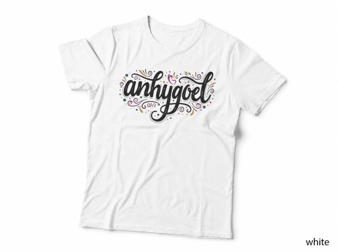Anhygoel Welsh Rainbow Whimsical Caru Cymru Cymraeg Bright Uplifting T-Shirt