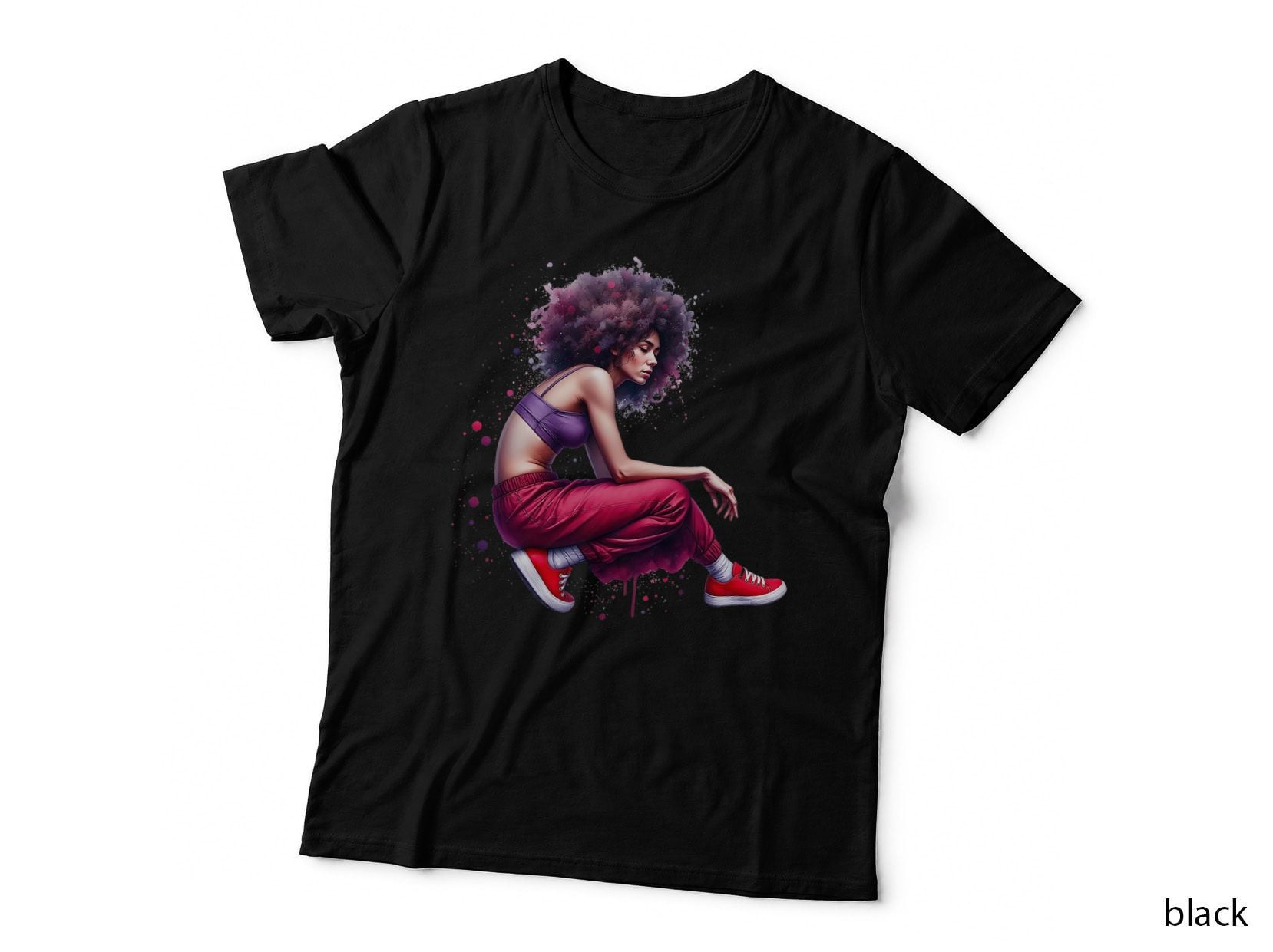 Creative Street Dancer Urban Art Style Expression T-Shirt