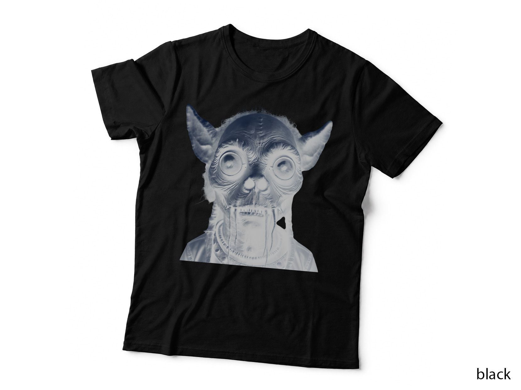Dark Fantasy Creature Collared Shirt T-Shirt