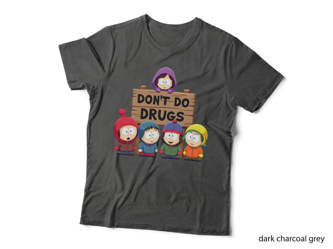 Don't DO DRUGS Cartoon Character Inspired T-Shirt