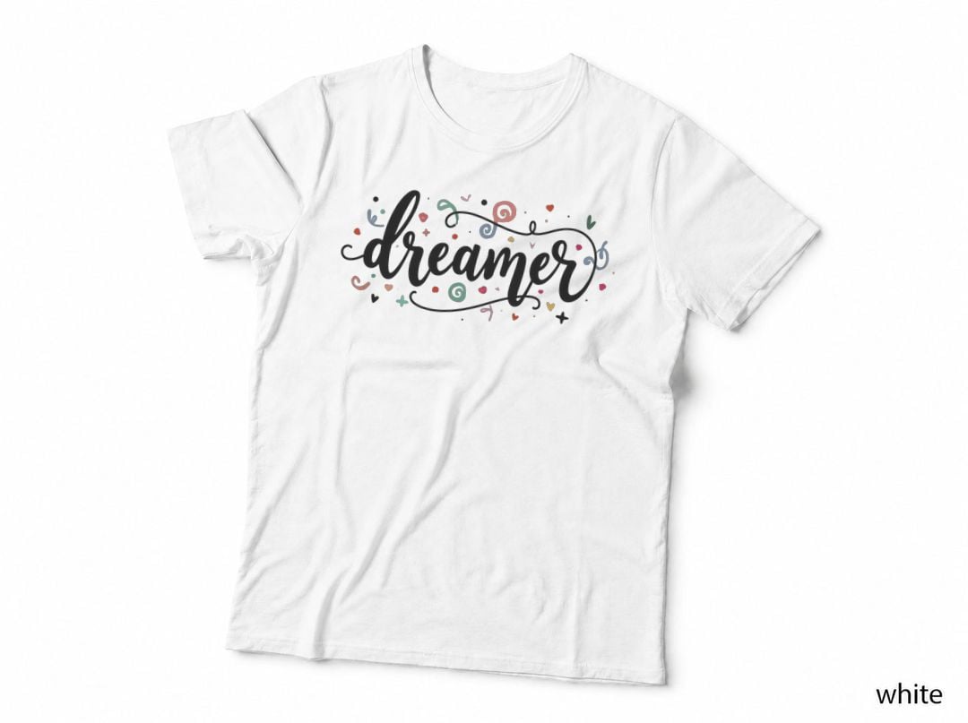 Dreamer Whimsical Hand-Drawn Pastel Swirls T-Shirt