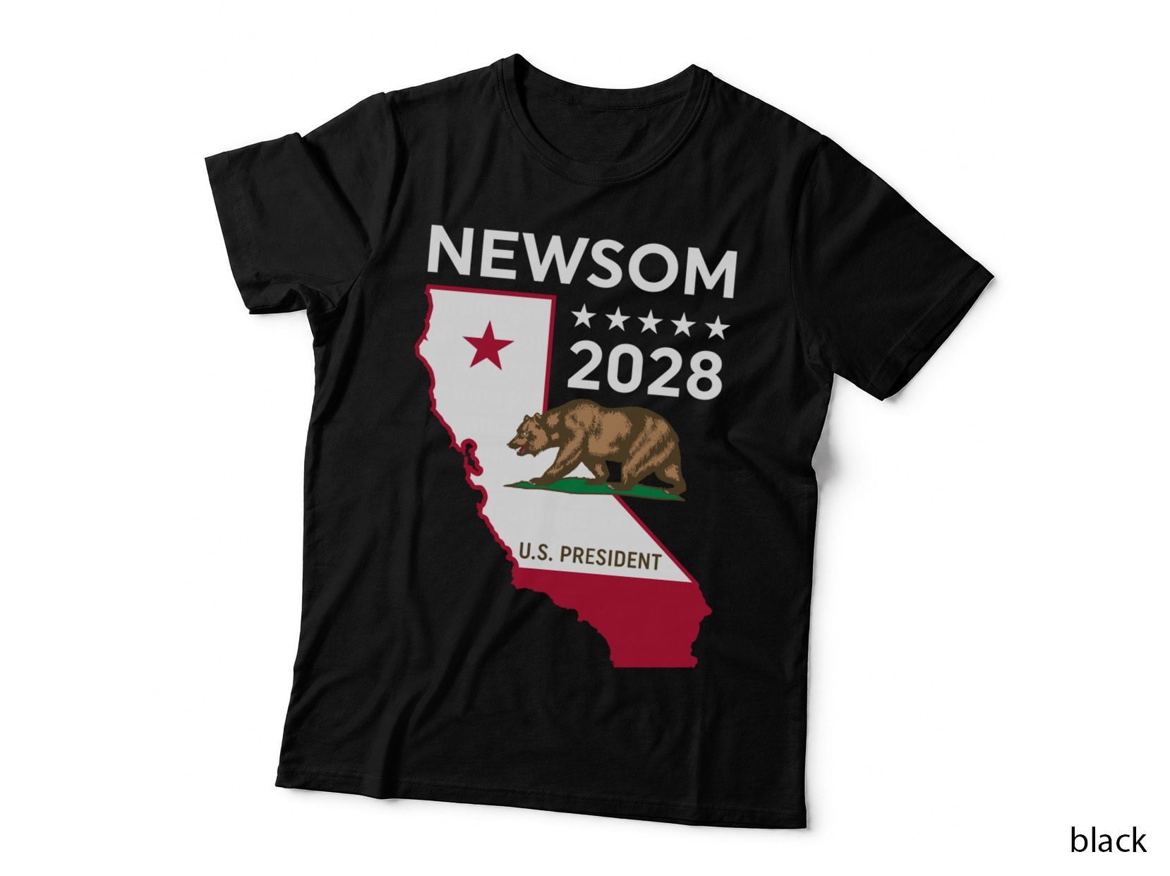 Gavin Newsom 2028 for President Election Newsom 48 Gift T-Shirt