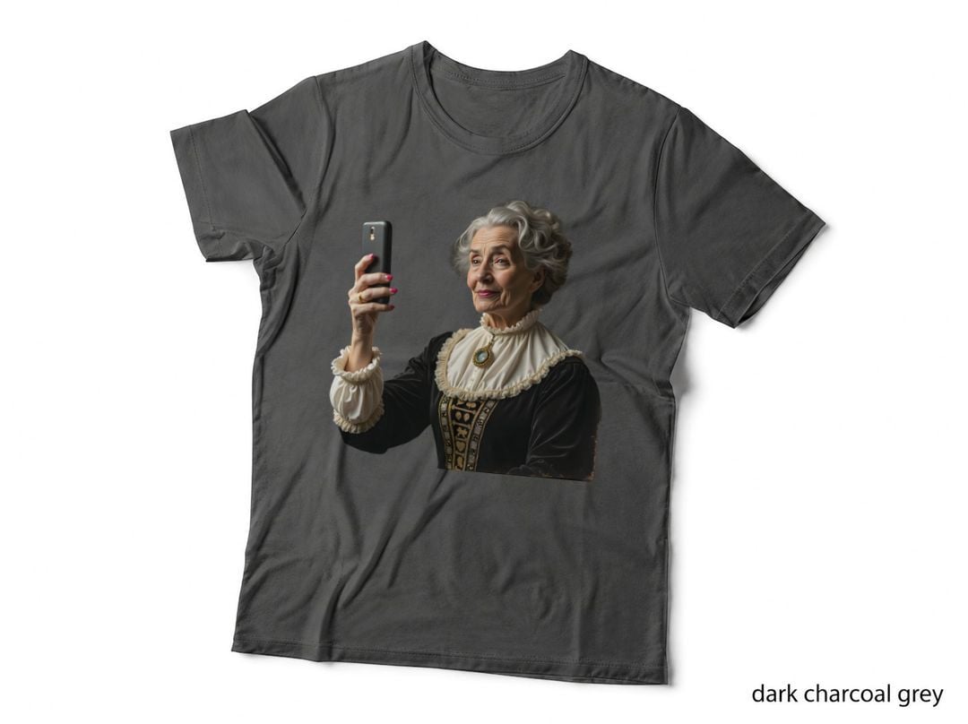 Humorous Victorian Woman Duck Face T-Shirt