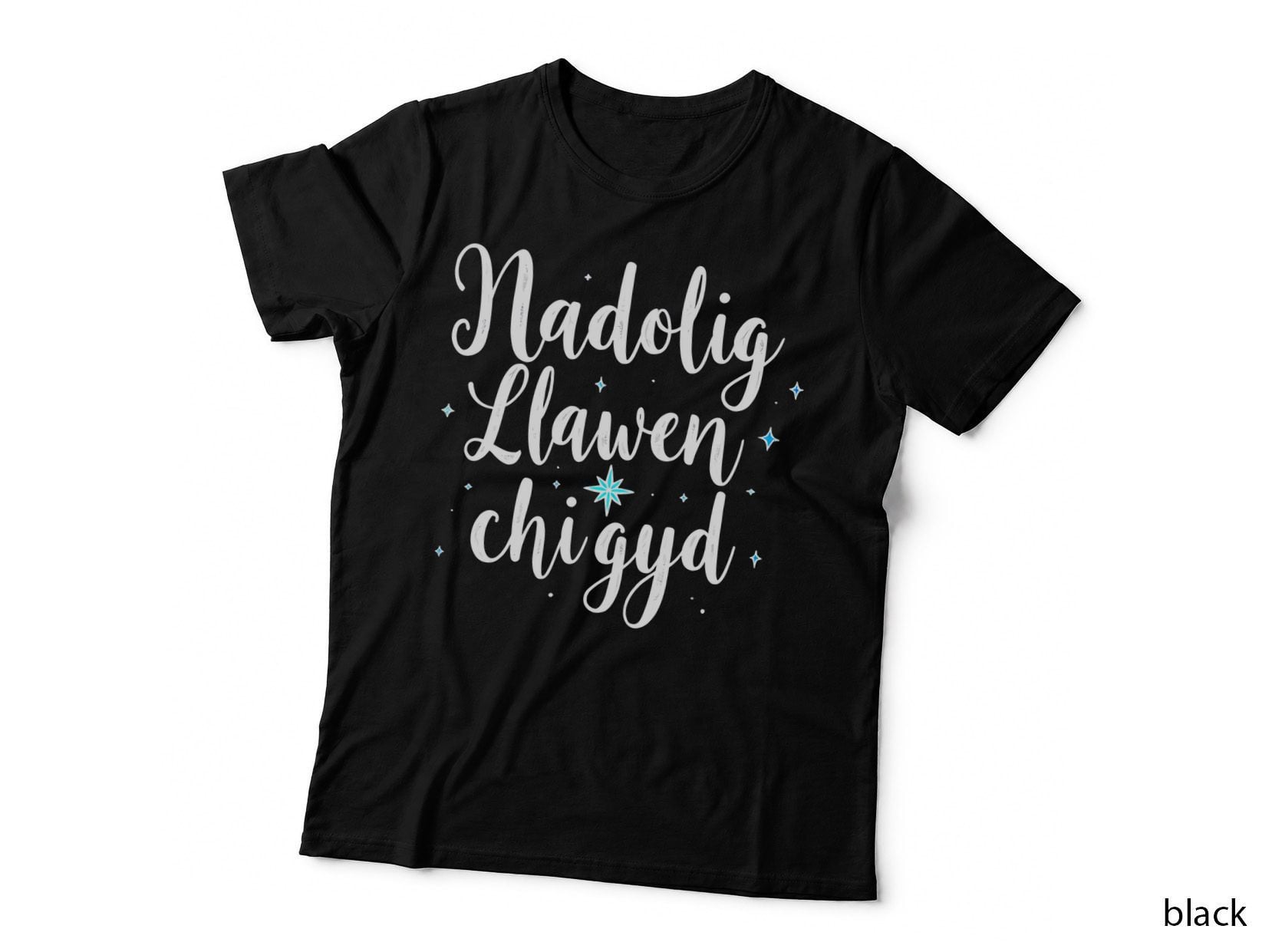 Ink Drawing Nadolig Llawen I Chi Gyd T-Shirt