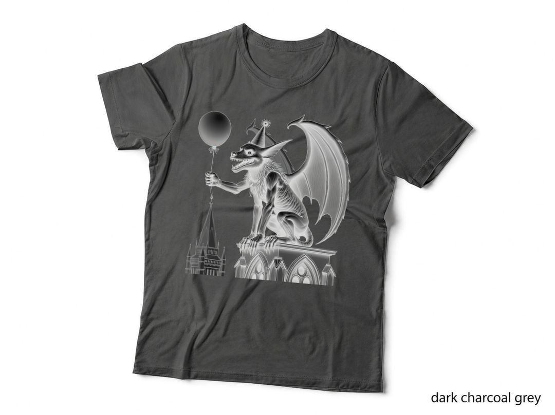 Intricate Gargoyle with a Party Hat T-Shirt